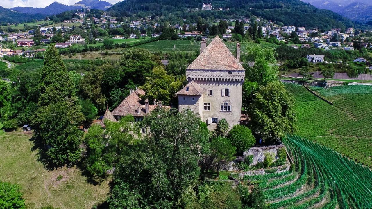 Chateau Du Chatelard Монтрё Экстерьер фото